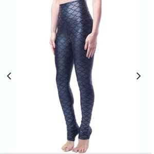 Emily Hsu High Waist Mermaid Leggings, Size M